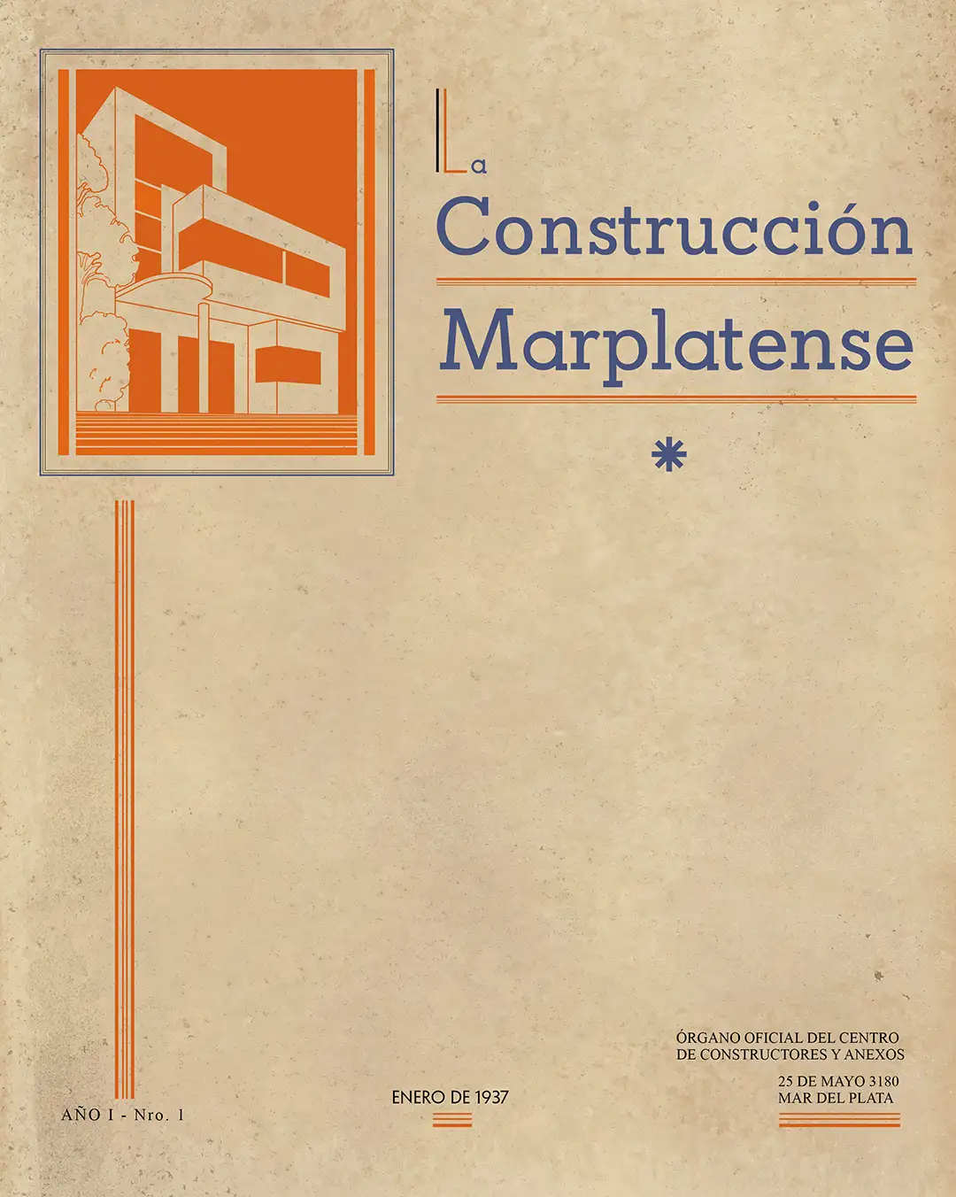 La construcción marplatense Año 1 Nro.1 - Enero 1937